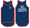 Harvest '25 | Navy - Red Trim | Shearing Singlet