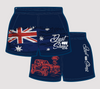 True Blue | Footy Style Shorts