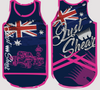 Pink True Blue | Just Shear Sports Performance Singlet