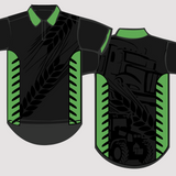 Green Machines Grey & Green | Performance Polo Shirt