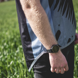 Slate Blue & Black Comb | Just Shear Sports Performance Singlet