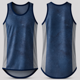 Stonewash Navy | Just Shear Sports Performance Singlet