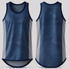 Stonewash Navy | Just Shear Sports Performance Singlet