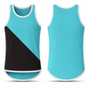 Teal & Black Diagonal | Shearing Singlet