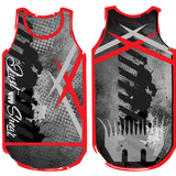 To The Point - Red | Just Shear Sports Performance Singlet