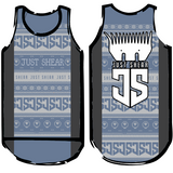 Slate Blue Ugly Christmas Singlet | JS Sports Performance Singlet