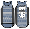 Slate Blue Ugly Christmas Singlet | JS Sports Performance Singlet