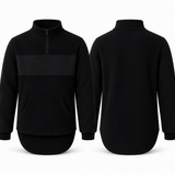 Black | Collar - Long Tail Jumper