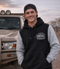 Burning Diesel - Grey & Black | No Zip Long Tail Hoody