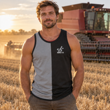 Harvest 26 - Grey, Black & Red | Shearing Singlet