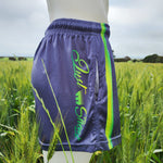 Grey & Green | Footy Style Shorts