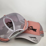 Dusty Pink - Pony Tail. 3D Embroidered Trucker Cap