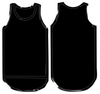 Black - Black Trim | Shearing Singlet