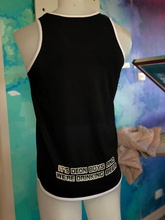 Black Shearing Singlet - Just Shear