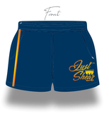 Navy & Orange | Footy Style Shorts