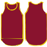 NEW Maroon with Gold Trim Shearing Singlet - Just Shear