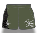 Olive Green | Footy Style Shorts