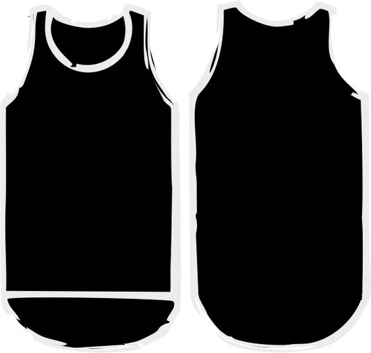 Black Shearing Singlet - Just Shear