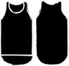 Black - White Trim | Shearing Singlet