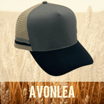 Avonlea | Cotton Trucker Cap | Smoke, Sandy & Black