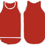Red Shearing Singlet - Just Shear