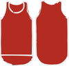 Red | White Trim - Shearing Singlet